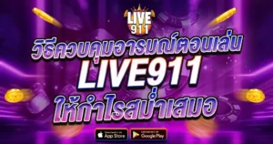 วิธีควบคุมอารมณ์ตอนเล่น LIVE911 ให้กำไรสม่ำเสมอ